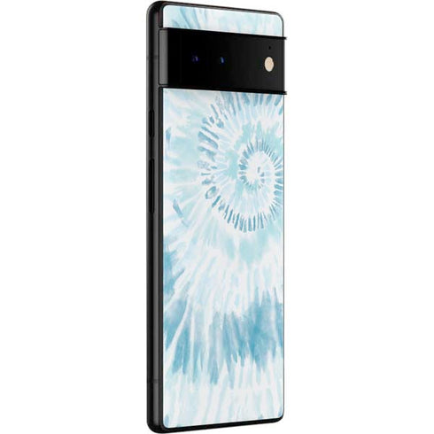 Blue and White Tie Dye Google Pixel 6 Skin